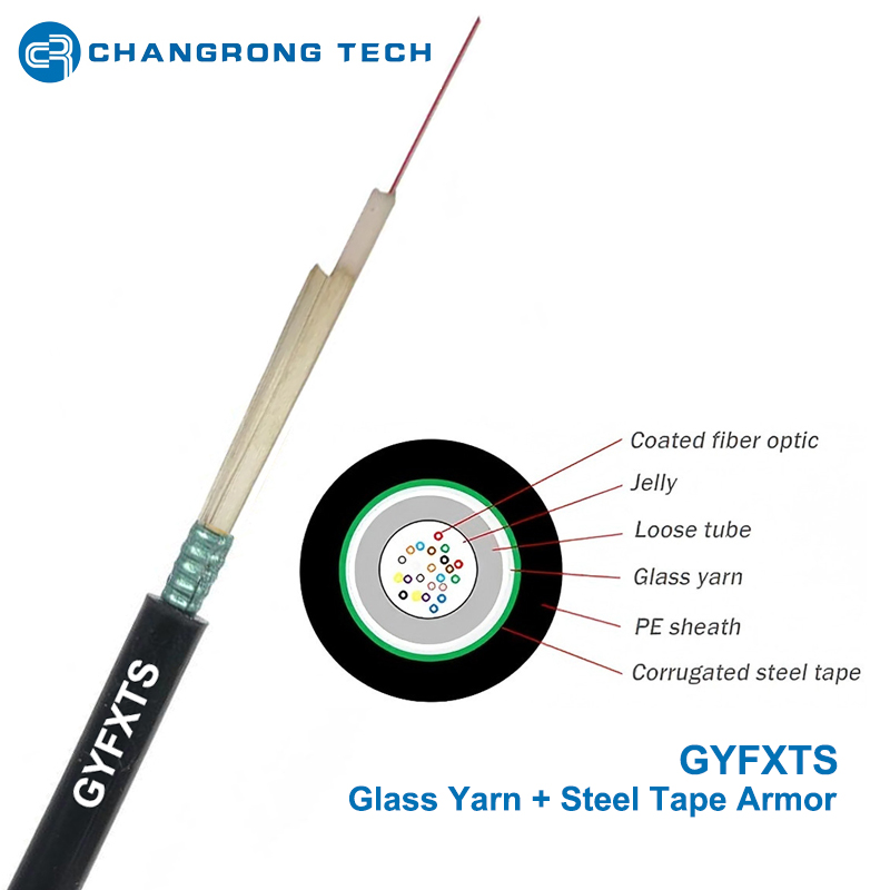 GYFXTS Glass Yarn Armored Cable 2 GYFXTS Glass Yarn Armored Cable 2