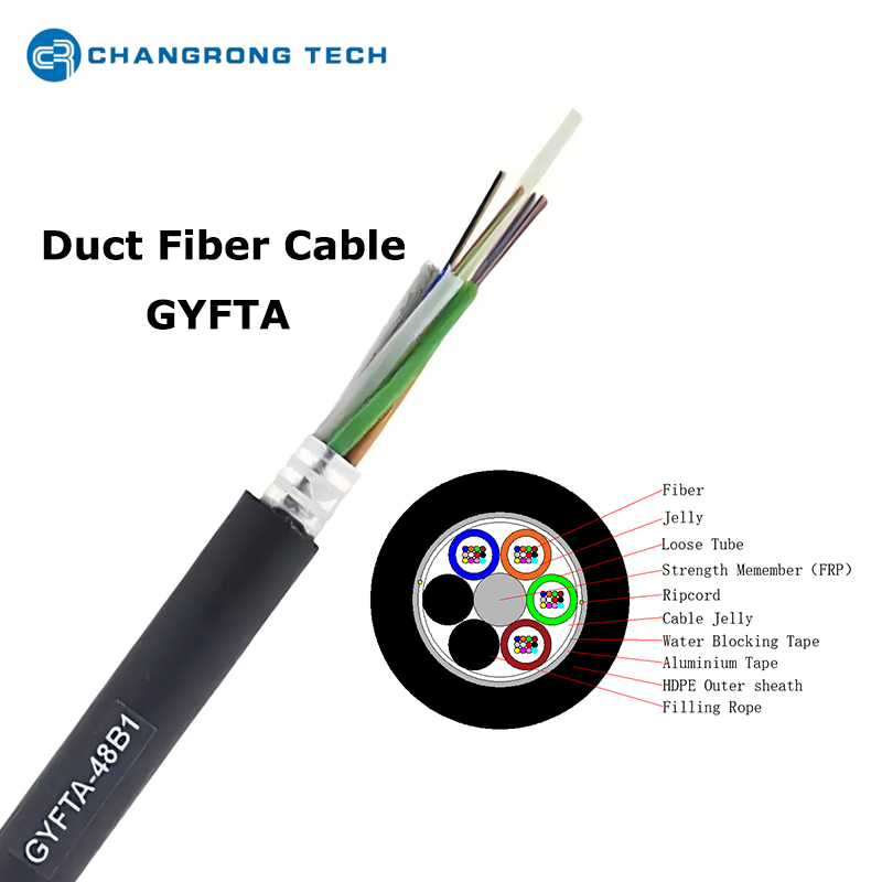 GYFTA Outdoor APL Armored Underground Duct Optical Fiber Cable