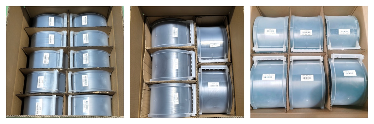 Confezione in cartone per fibre