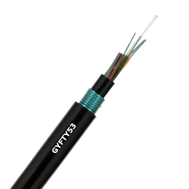 GYFTY53 Steel Tape Armored Non-metallic Strength Member Direct Buried Fiber Optic Cable