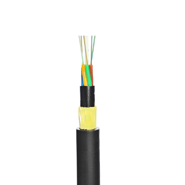 ADSS Single/Double Jacket All Dielectric Self-supporting Aerial Fiber Optic Cable SPAN 100M 2-288FO