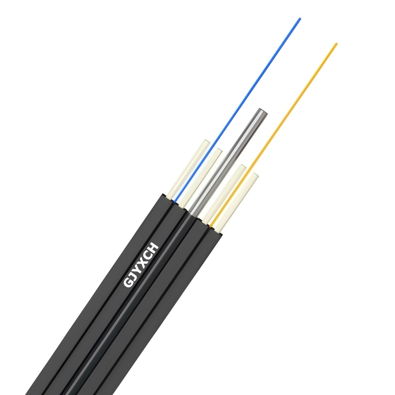Outdoor 2-GJYXCH FTTH Double-Fly Fiber Drop Cable 2.0*8.0mm