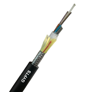 GYFTS Corrugated Steel Tape Armored Kevlar Aramid Yarn Reinforced Underground Duct Fiber Optic Cable
