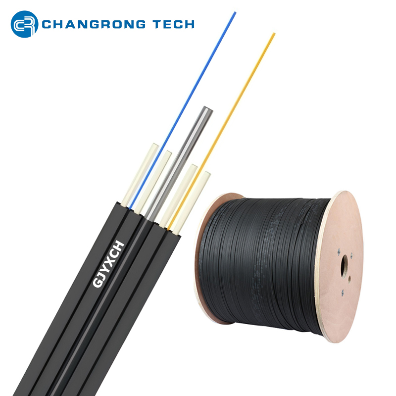 Outdoor 2-GJYXCH FTTH Double-Fly Fiber Drop Cable 2.0*8.0mm
