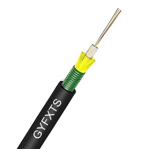 GYFXTS Central Tube Steel Tape Armored Aramid Yarn reinforced Aerial Duct Fiber Optic Cable