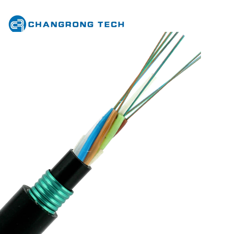 GYFTY53 Steel Tape Armored Non-metallic Strength Member Direct Buried Fiber Optic Cable
