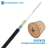 GYFXTS Unitube Steel Tape Armored Glass Yarn reinforced Aerial Duct Fiber Optic Cable