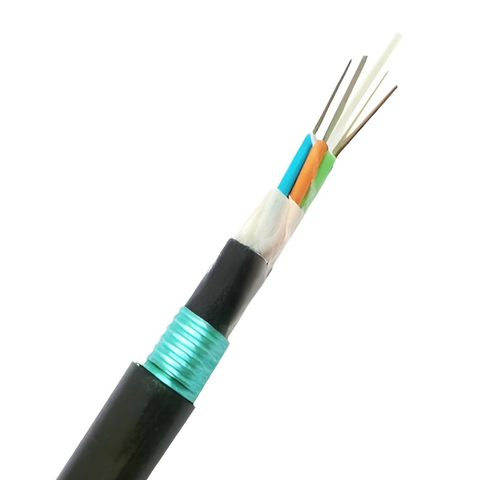 GYFTY53 96FO Double Jacket CST Armored FRP Central Strength Direct Buried Optical Fiber Cable