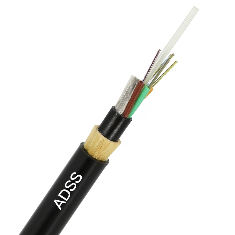 Long Span Customized Double Jacket All-Dielectric Self-Supporting (ADSS) Optical Fiber Cable 2-288 Core