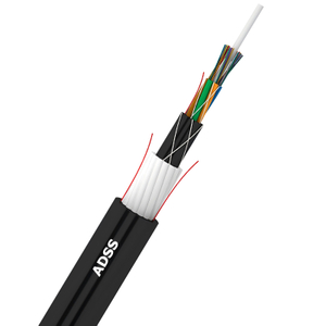 ADSS Anti-Rodent with Round FRP Armor Outdoor Aerial Fiber Optic Cable