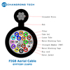 GYFTC8Y Self-support Non-Armored Figure 8 Aerial Fiber Optic Cable