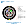 ADSS Anti-Rodent with Round FRP Armor Outdoor Aerial Fiber Optic Cable