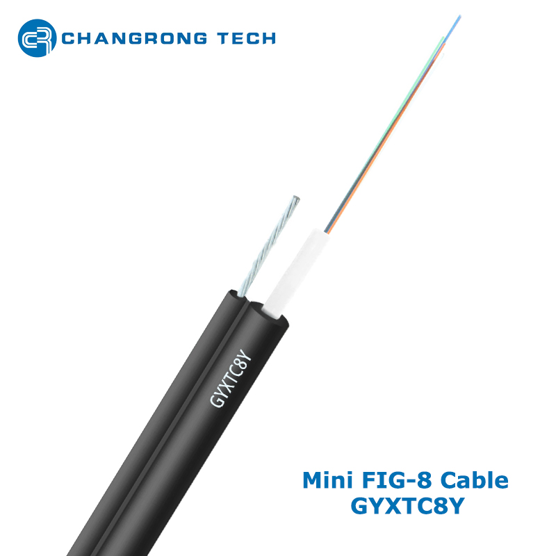 GYXTC8Y Uni-Tube Non-Armored Figure-8 Self-supporting Aerial Fiber Optic Cable