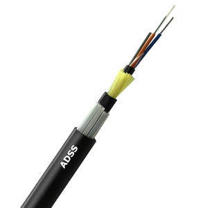 Flat FRP Armored Anti-Rodent ADSS Aerial Fiber Optic Cable